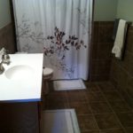 Porcelain tile floor and shower installation in Andover, MN