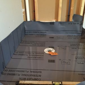 40 mil pvc shower pan liner for tile installation