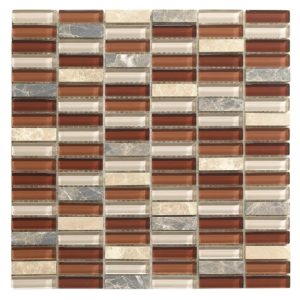 Synergy glass and stone mosaic tile mix N0024