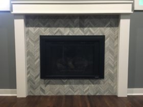 Minnetonka Fireplace Mosaic Tile Install