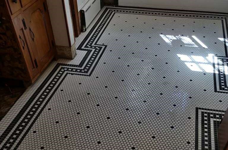 Custom Tile Floor Installation Minneapolis - TOUCHDOWN TILE