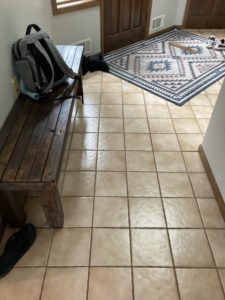 Before Picture Of Tile Floor