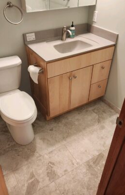 St Paul, MN Small Bathroom Remodel After Picture