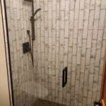 Ham Lake Basement Bathroom Custom Shower Tile Installation