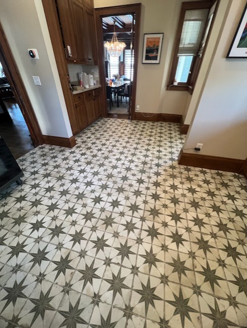 Minneapolis Pattern Tile Floor Installation