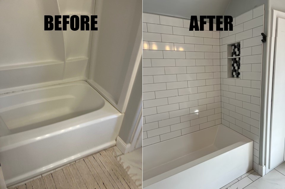 South Minneapolis Tub Shower Remodel